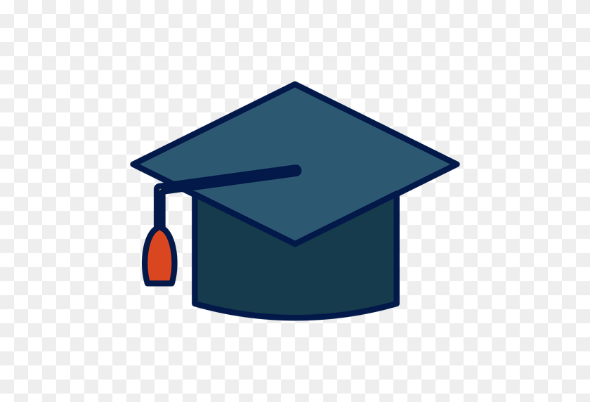 512x512 Graduation Hat School Icon - Graduation Cap Icon PNG