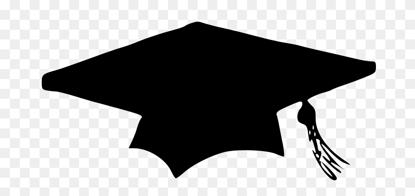 685x337 Graduation Hats Clipart - Party Hat Clipart Black And White