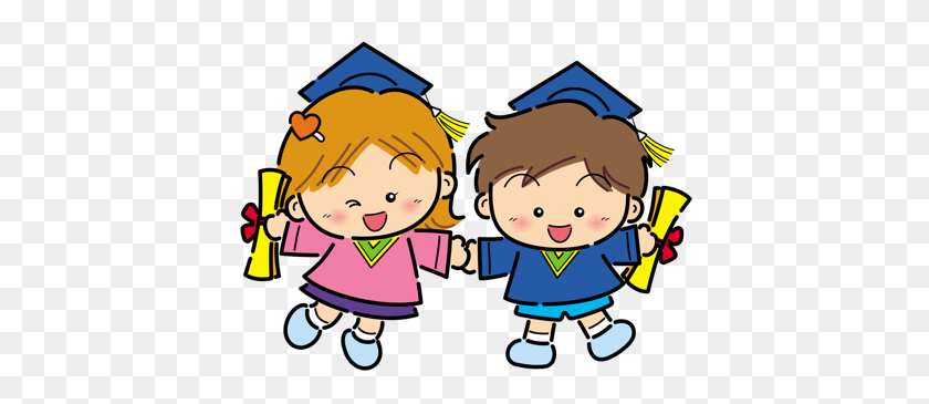 418x305 Graduation Kindergarten Vector - Preschool Graduation Clip Art