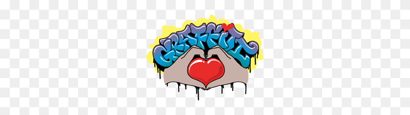 240x176 Graffiti Corazón Inspirador De Arte De La Salud En La Comunidad - Graffiti Art Png