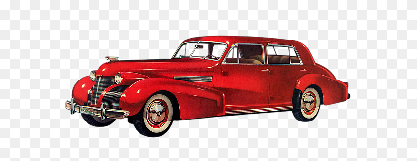 600x266 Grafiki Do Transferu Cars, Vehicles - Vintage Car PNG