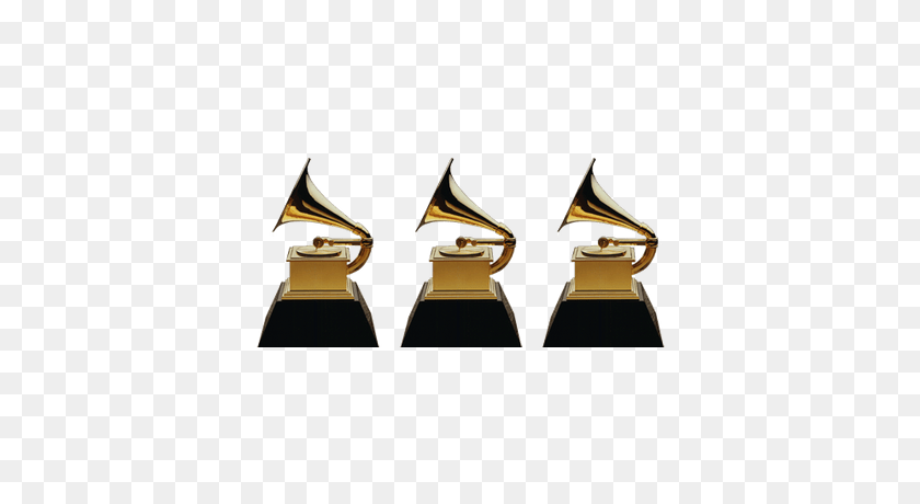 400x400 Grammy Awards Trio Transparent Png - Oscar Award PNG