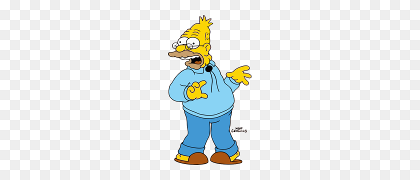 167x300 El Abuelo Simpson - Homer Simpson Png