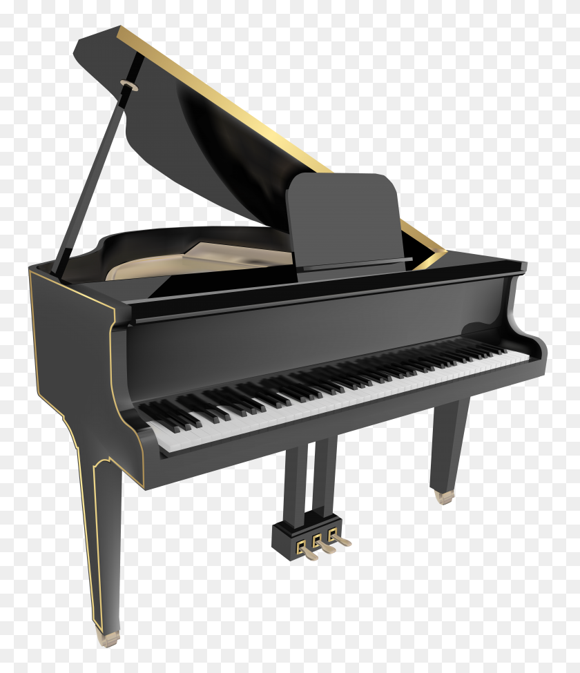 5967x7000 Grand Piano Png Clip Art - Playing Piano Clipart
