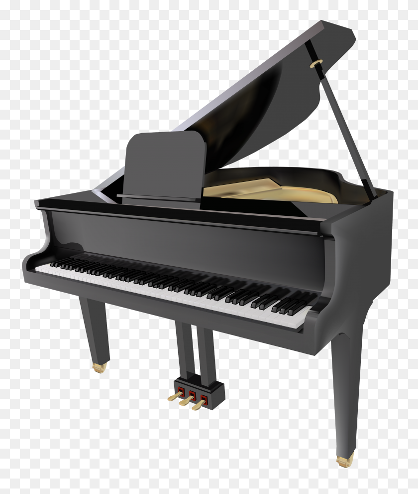 4186x5000 Piano De Cola Png Clipart - Piano Clipart