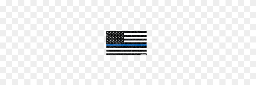 220x220 Granito Delgada Línea Azul De La Bandera Estadounidense Calcomanía De La Sra. Carita - Delgada Línea Azul Png