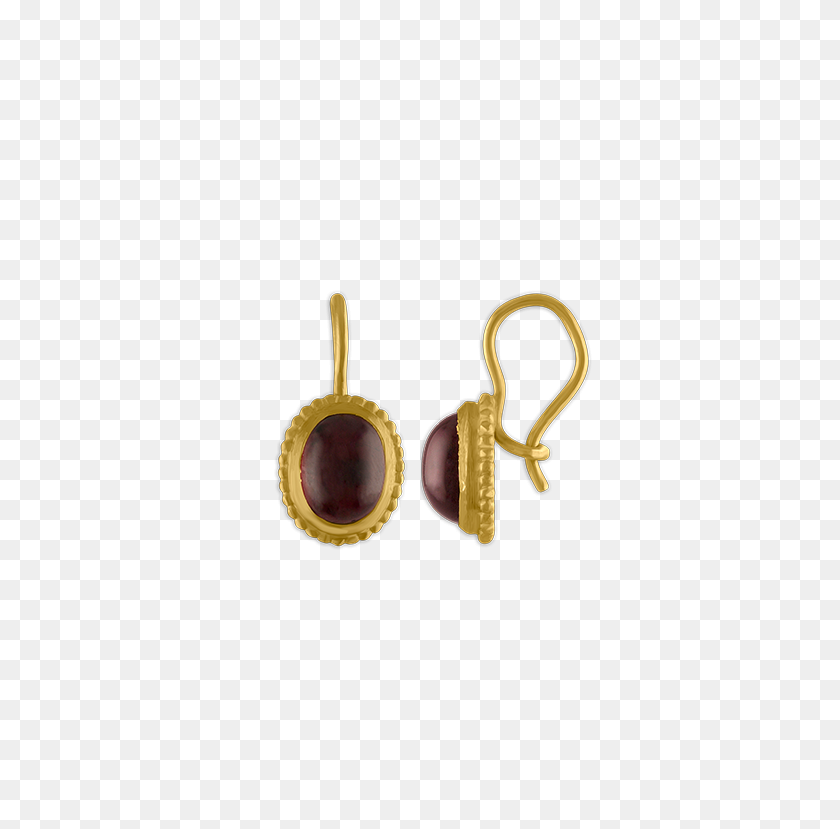 769x769 Granulated Garnet Hook Earrings Prounis Jewelry - Garnet PNG