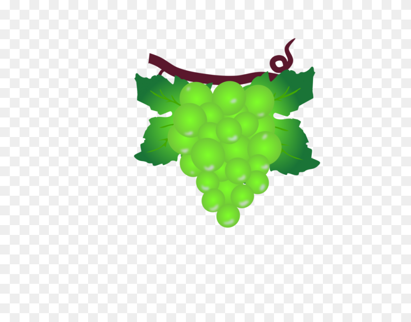 977x750 Grape Berry Poland Muscat Raceme - Green Grapes Clipart