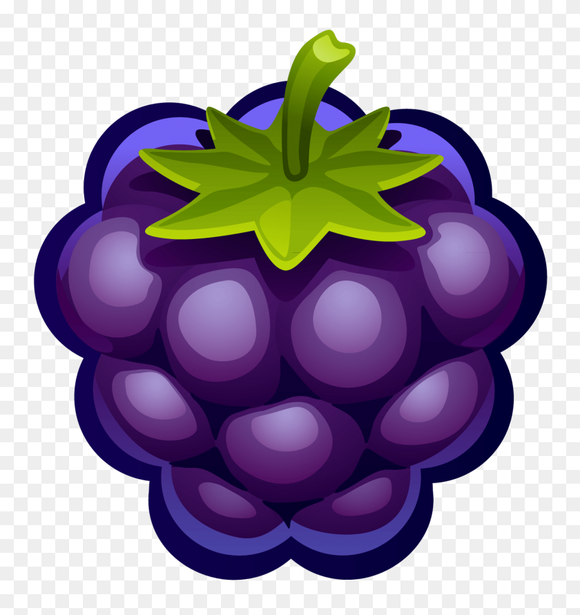1629x1734 Grape Clipart Violet - Purple Grapes Clipart