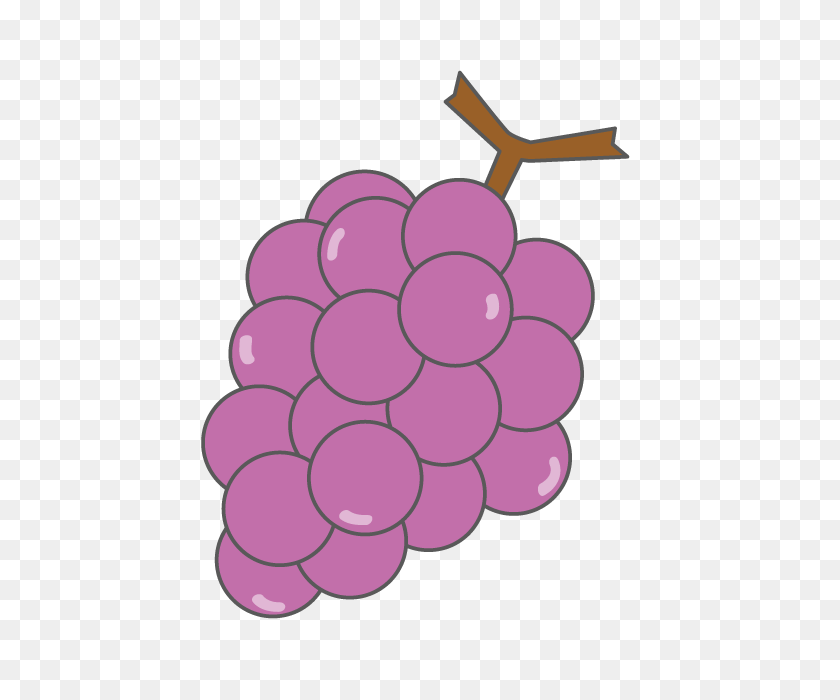 640x640 Grape Grape Free Illustration Distribution Site Clip Art - Talkative Clipart