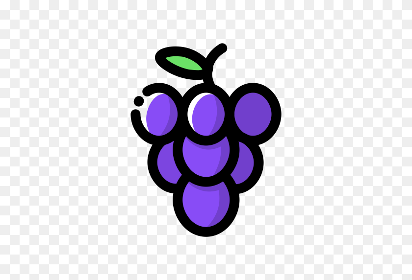 512x512 Grape, Grapes, Grapevine Icon With Png And Vector Format For Free - Grapes PNG