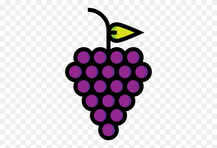 512x512 Иконка Виноград В Png И Векторном Формате Для Бесплатного Неограниченного Скачивания - Purple Grapes Clipart