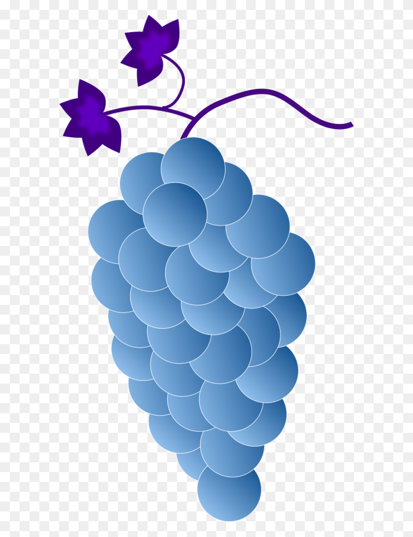 600x1032 Grapes Clip Art - Bunch Of Grapes Clipart