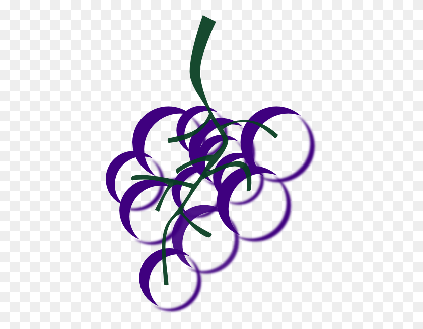 420x594 Grapes Clip Art - Grape Cluster Clipart