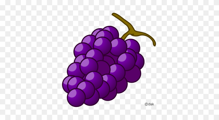 400x400 Grapes Clipart - Wine Grapes Clipart