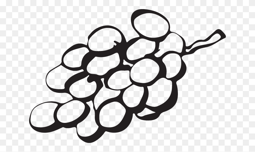 648x441 Grapes Oldcuts - Grapes Black And White Clipart
