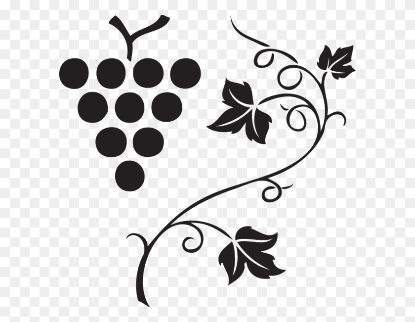 600x591 Grapes Vine Clip Art From Grape Vines, Vines, Art - Vine Clipart