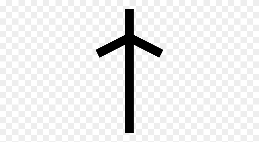 220x402 Grapevine Cross - Crucifix PNG