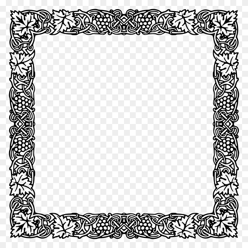 2312x2312 Grapevine Frame Extrapolated Icons Png - Grape Vine PNG