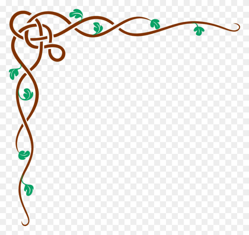 796x750 Grapevines Blog Drawing Video Clip - Free Corner Clipart