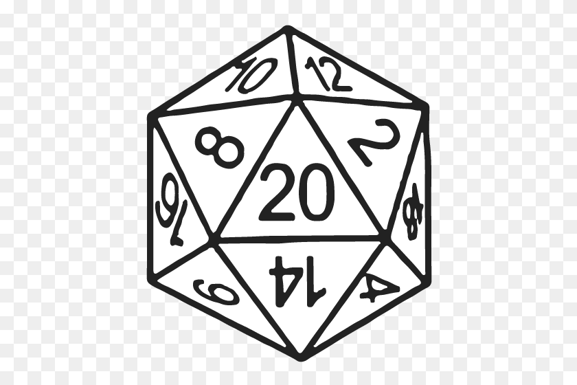 500x500 Graphic Books And Movies In Dungeons - Dnd Dice PNG