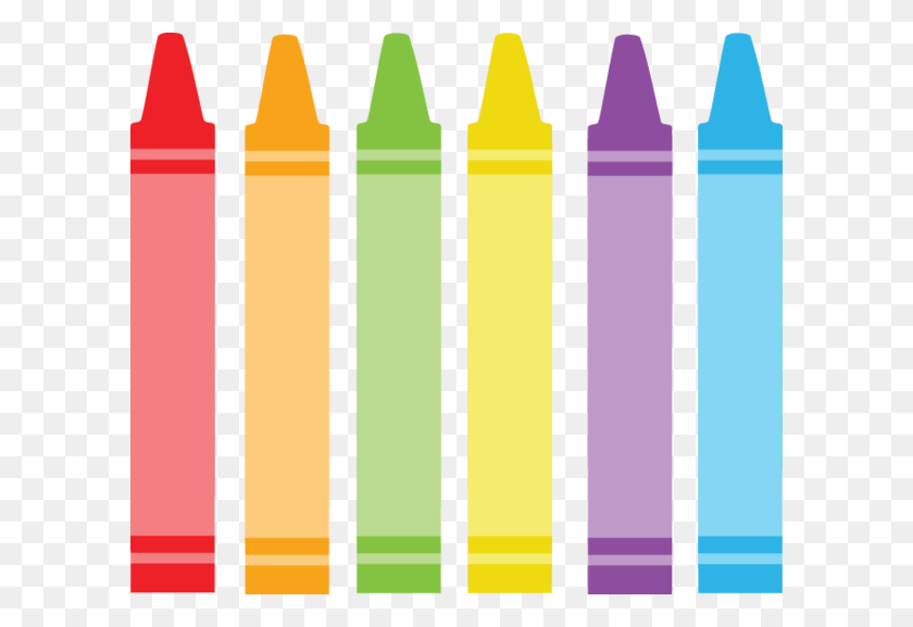 600x517 Crayones Gráficos Ficha Artesanía Otras Imágenes Prediseñadas, Crayones De Colores - Imágenes Prediseñadas De Crayón Amarillo