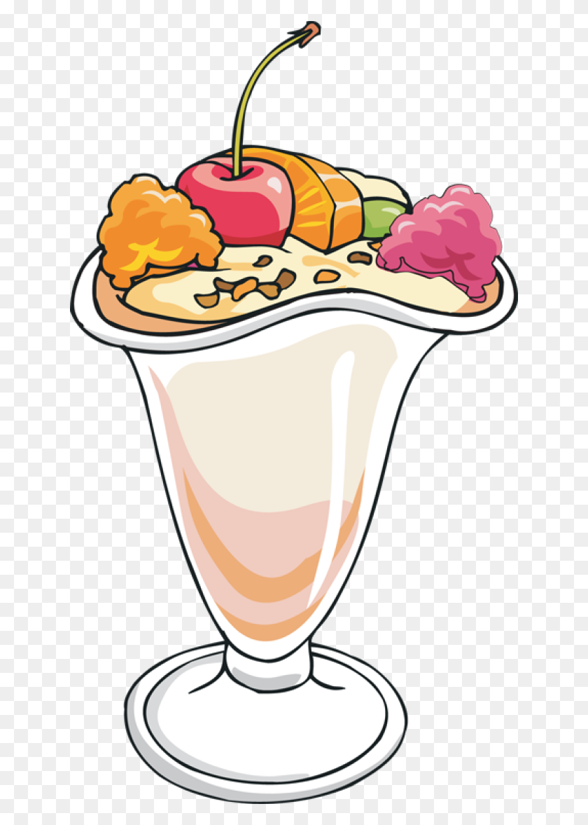 640x1117 Графический Дизайн Изображения Картинки Мороженое, Лед - Молочный Коктейль Клипарт