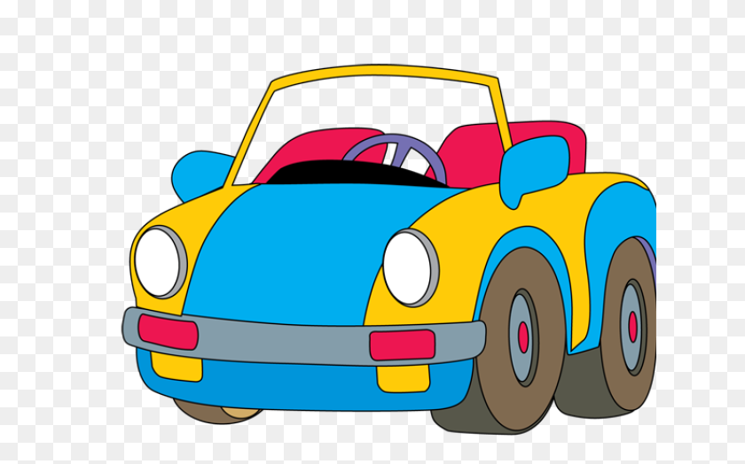 640x464 Графический Дизайн Время Игрушки Картинки - Симпатичный Автомобиль Клипарт