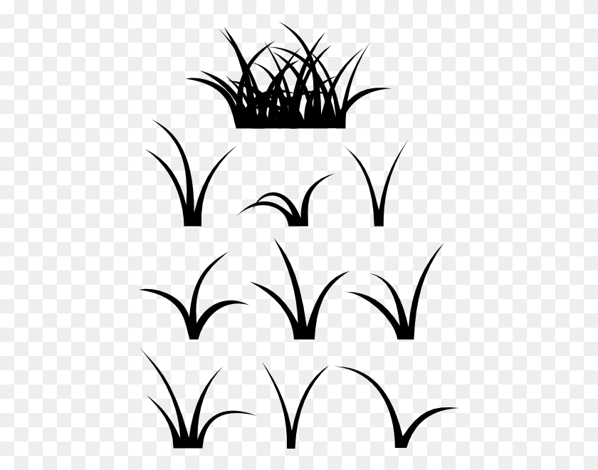 450x600 Grass Clip Art - Tree With Roots Clipart Black And White