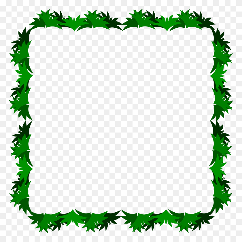 2399x2400 Hierba Clipart Simple - Frontera Simple Png