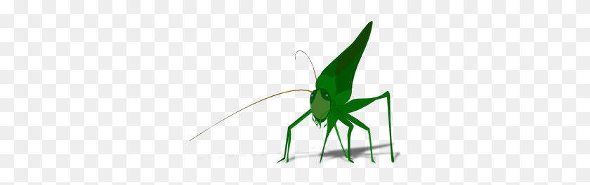 300x204 Grasshopper Clip Art Free Vector - Mosquito Clipart