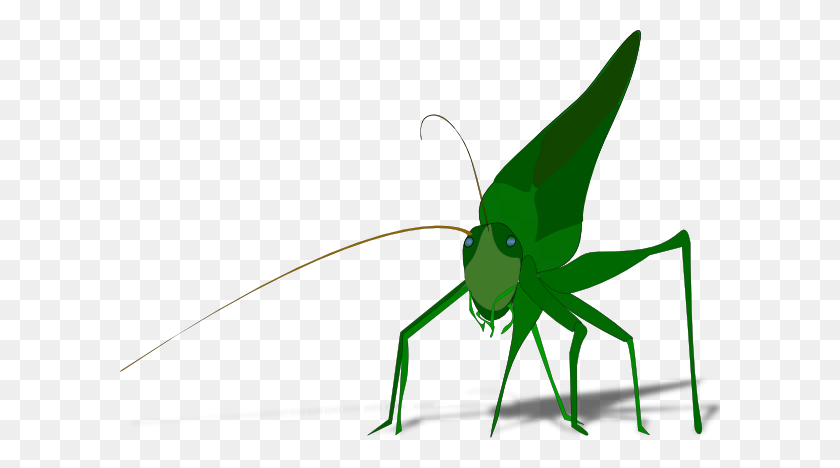 600x408 Grasshopper Clip Art Free Vector - Mosquito Clipart Free