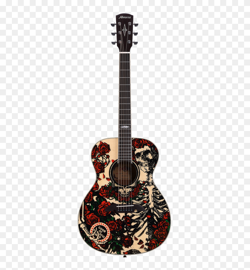 1840x2000 Grateful Dead Guitars Alvarez Guitars - Стальная Гитара Клипарт