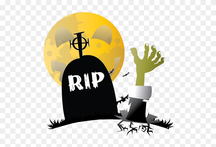 512x512 Grave, Halloween, Hand, Scary Icon - Halloween PNG