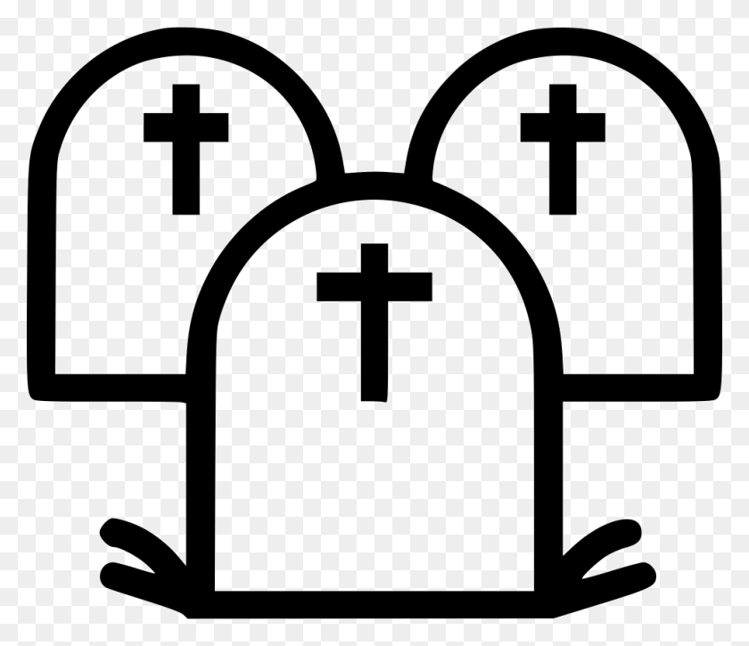 980x836 Graveyard Grave Cross Tomb Stone Cross Png Icon Free Download - Grave PNG