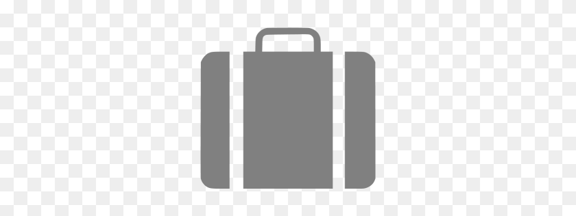 256x256 Gray Briefcase Icon - Briefcase Icon PNG