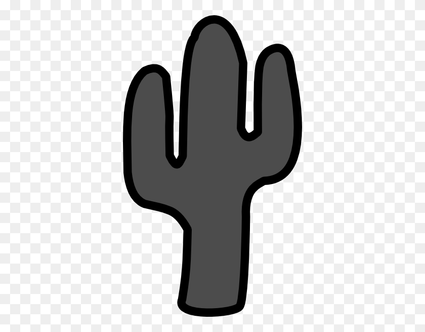 354x595 Gray Cactus Png Clip Arts For Web - Cactus Clipart Free