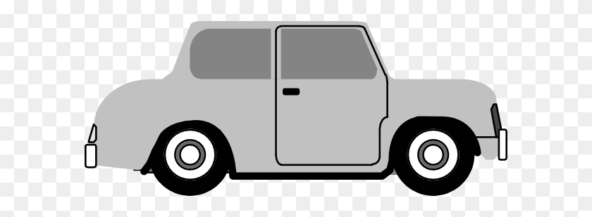 600x249 Gray Car Side View Png Clip Arts For Web - Car Side PNG