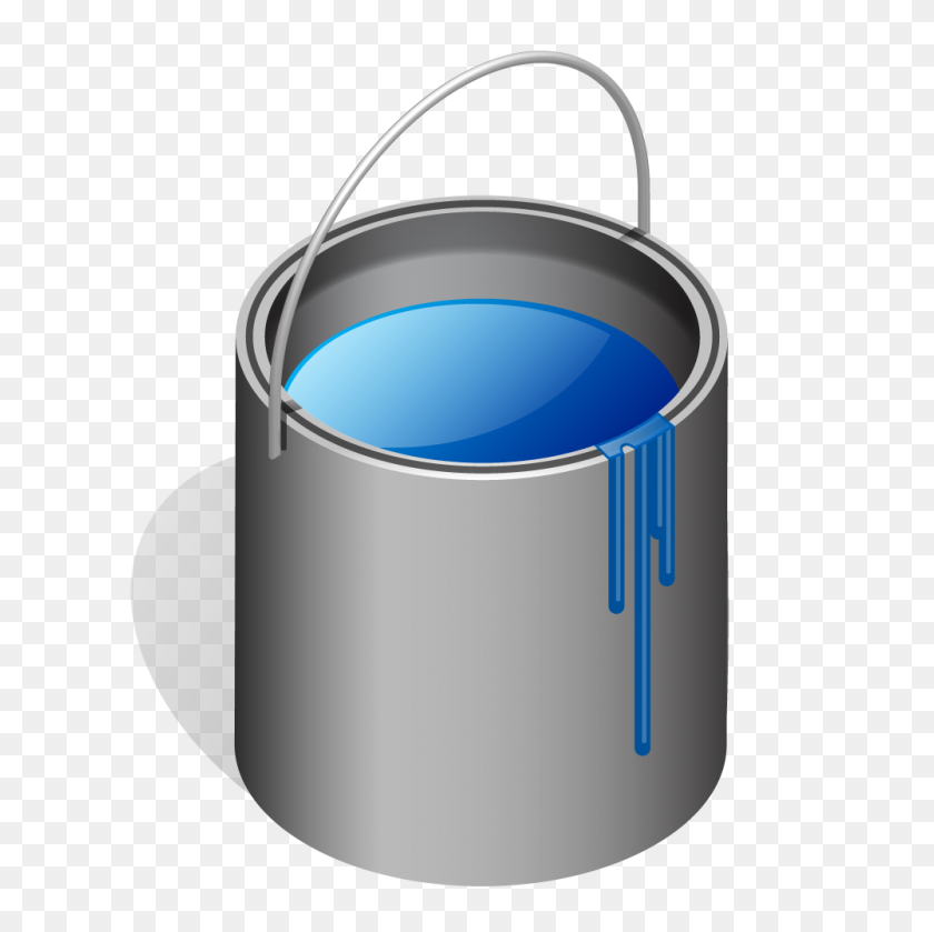 1000x1000 Gray Clipart Bucket - Spray Paint Can Clipart
