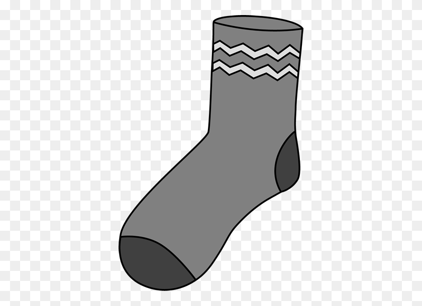 368x550 Gray Clipart Pair Sock - Pair Clipart
