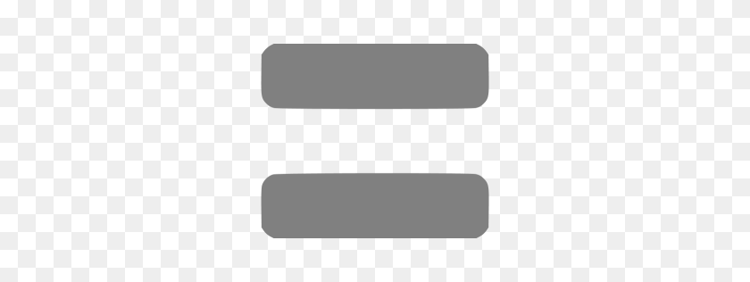 256x256 Gray Equal Sign Icon - Equals Sign PNG