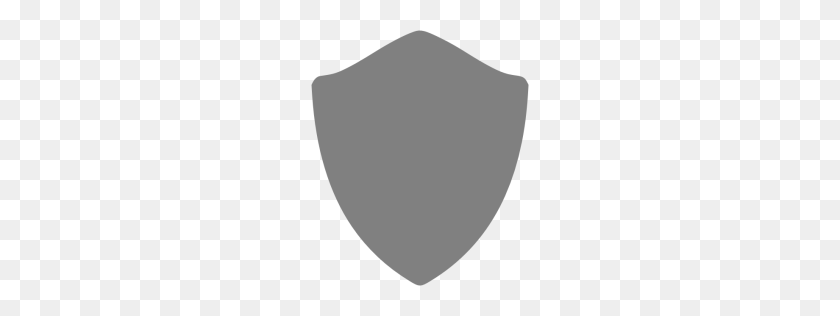 256x256 Gray Shield Icon - Shield Icon PNG