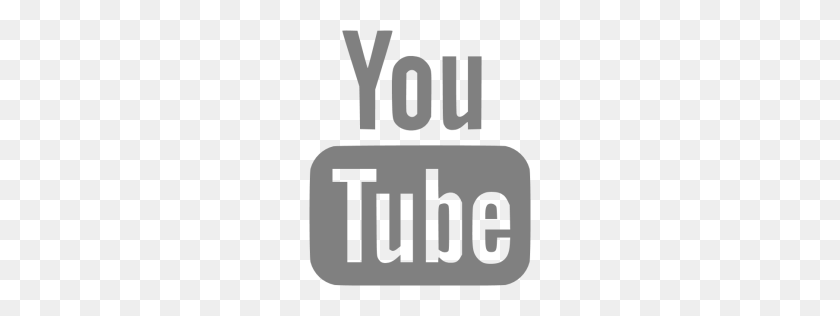 Gray Youtube Icon White Youtube Logo Png Stunning Free