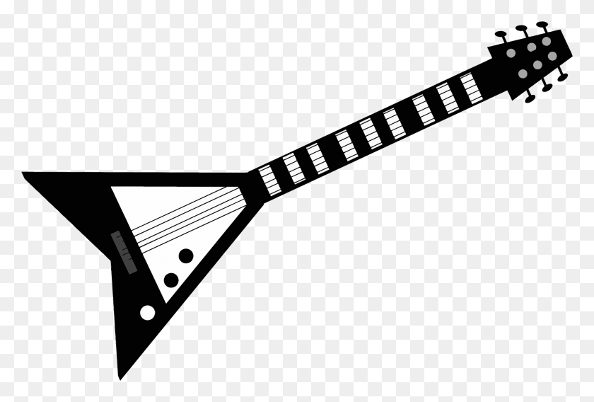 2235x1458 Grayscale Electric Guitar Icons Png - Electric Guitar PNG