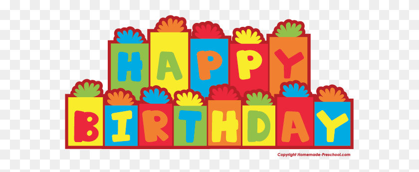579x285 Great Birthday Cliparts - Adult Birthday Clipart
