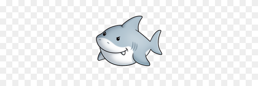 220x220 Great White Fluff Favourites Shark, Animals And Art - Shark Clipart PNG