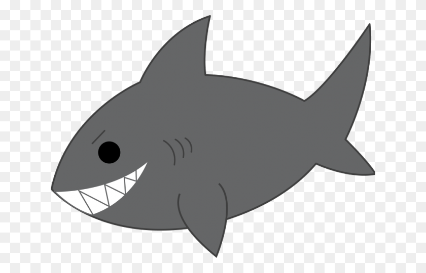 640x480 Great White Shark Clipart Shark Fish - Great White Shark Clipart