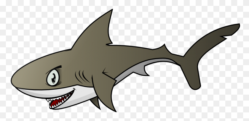 945x423 Great White Shark Clipart Sharks And Minnow - Elvis Presley Clipart