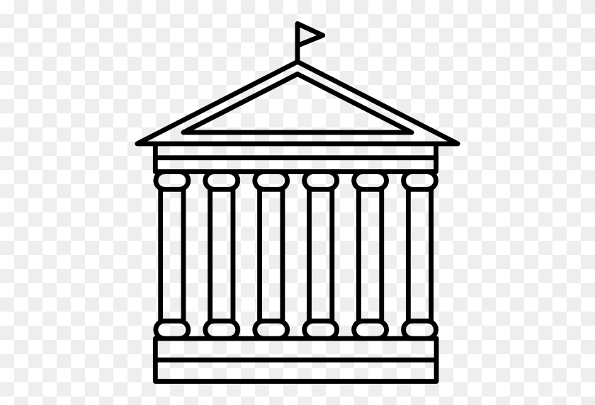 512x512 Grecia Icono - Templo Griego Clipart