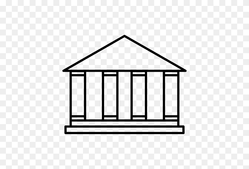 512x512 Greece Parthenon Icon With Png And Vector Format For Free - Parthenon Clipart